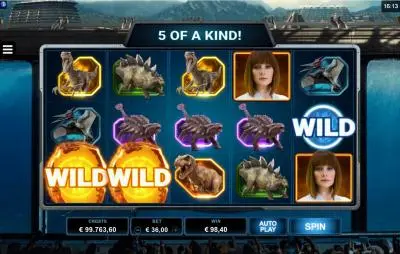 Big wins on Jurassic World Online Slot
