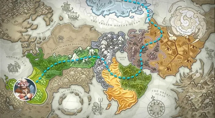 Castle Builder II Progress Map