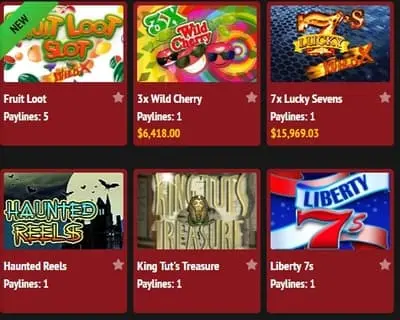 Red Stag Casino Games