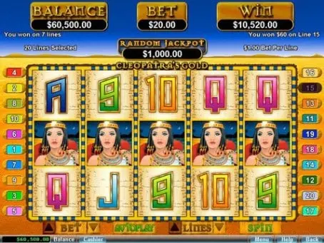 Cleopatra's Gold online pokies game
