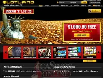 Slotland Online Casino