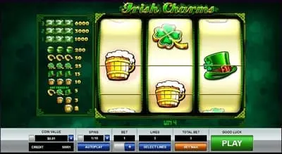 Irish Charms Online Pokies