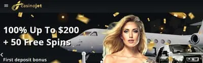 CasinoJet Welcome Bonus