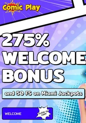 ComicPlay Casino welcome bonus