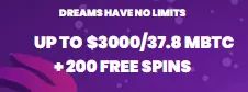 Bitdreams Casino Welcome Bonus