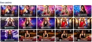 Ares Casino Live Casino Games