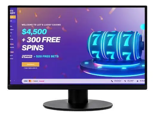 Let’s Lucky Casino desktop screenshot