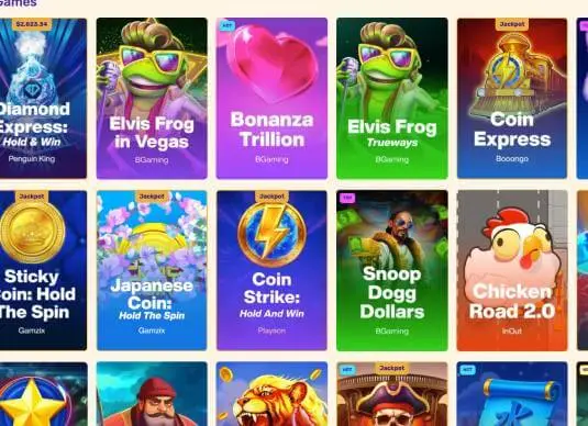 Let’s Lucky Casino online slots screenshot