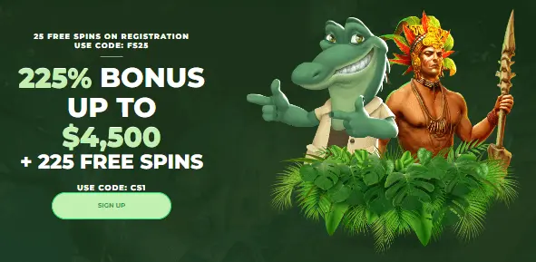 Crocoslots Casino Real Money Welcome Bonus