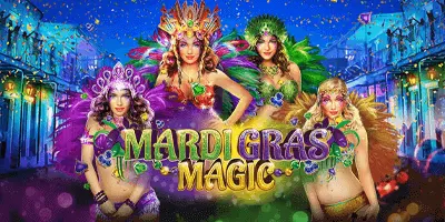Mardi Gras Magic Slot Logo