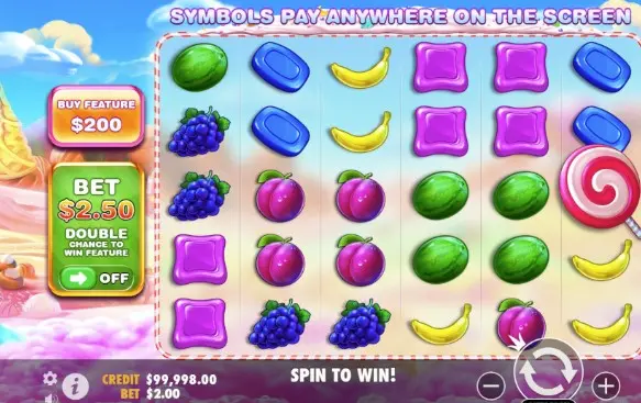 Bonus buy in Sweet bonanza online slot