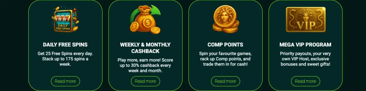 Mega Medusa Casino Bonus Codes