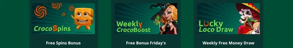 Playcroco Casino Bonuses