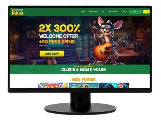 Wicked Pokies desktop screenshot