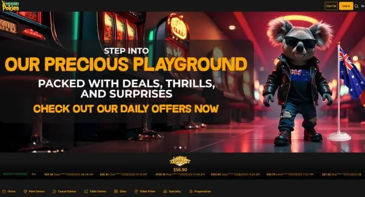 Wicked Pokies promotions screenshot