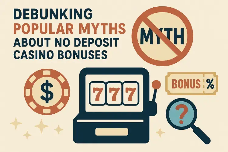 Casinoshub is debunking common myths about no deposit casino bonuses