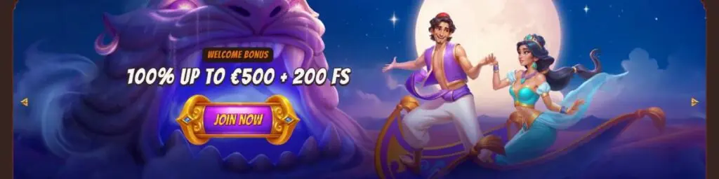 Abu King Casino Welcome bonus screenshot