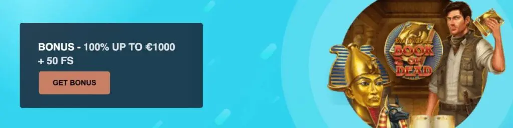 GreatSpin Casino welcome bonus screenshot