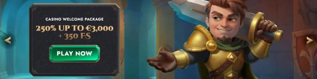 HeroSpin Casino welcome bonus screenshot