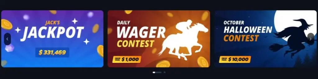 Jacks Club Casino Screenshot