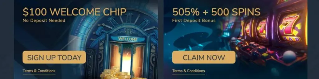 Limitless Casino bonuses screensh