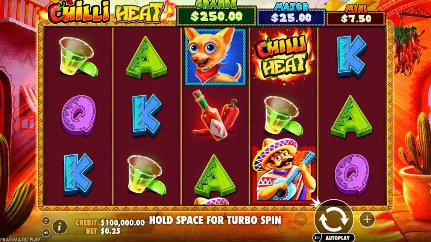Chilli Heat Slot Background Screenshot