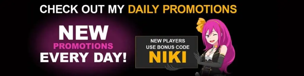 Lucky Niki Casino Bonus Screenshot