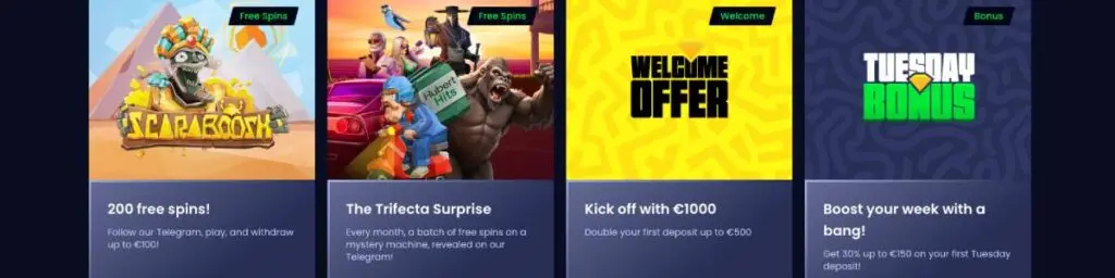 PampaGo Casino Promotions Screenshot