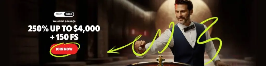 Supabet Casino Welcome Bonus Screenshot