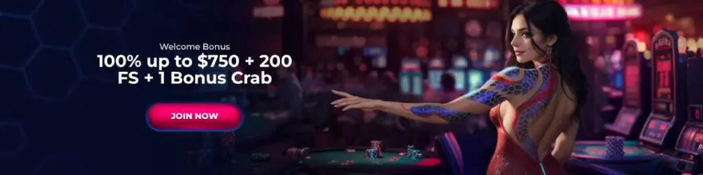 ViperWin Casino Welcome Bonus Screenshot
