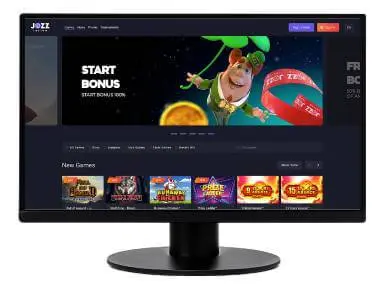 Jozz Casino desktop screenshot