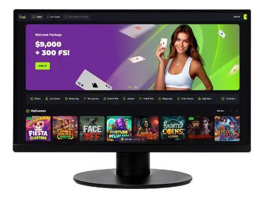 Mateslots Casino desktop screenshot