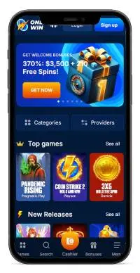 OnlyWin Casino mobile screenshots