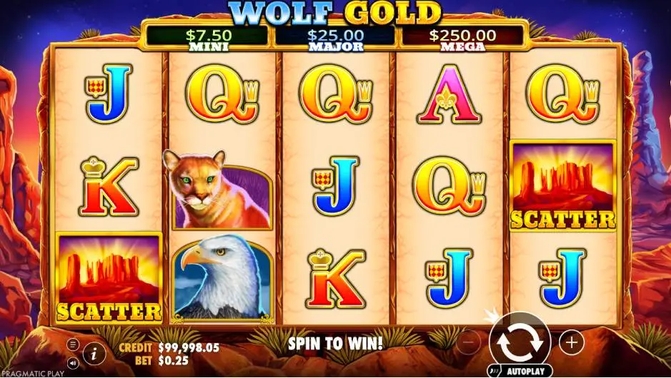 Wolf Gold Scatter Symbol