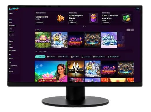 Avantgarde Casino desktop screenshot