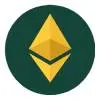 Ethereum icon in CasinosHub style featuring a yellow-gold ETH symbol.