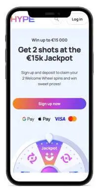 HyperKasino mobile screenshot