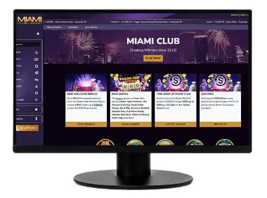 Miami Club Casino desktop screenshot