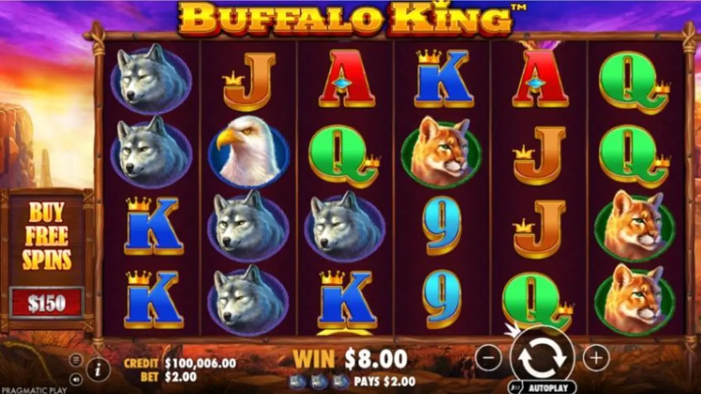 Buffalo King Slot Background