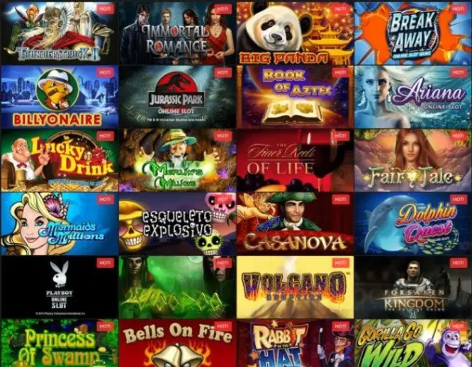 Golden Star Casino slot games