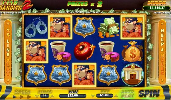 Cash Bandits 2 Pokie Review Symbols Image