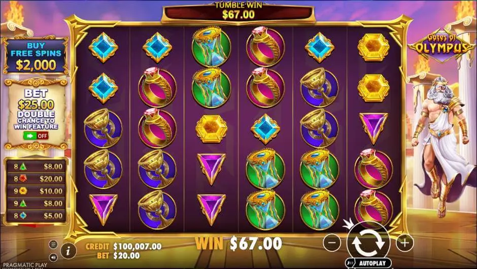 Gates of Olympus Pokies Tumble Win