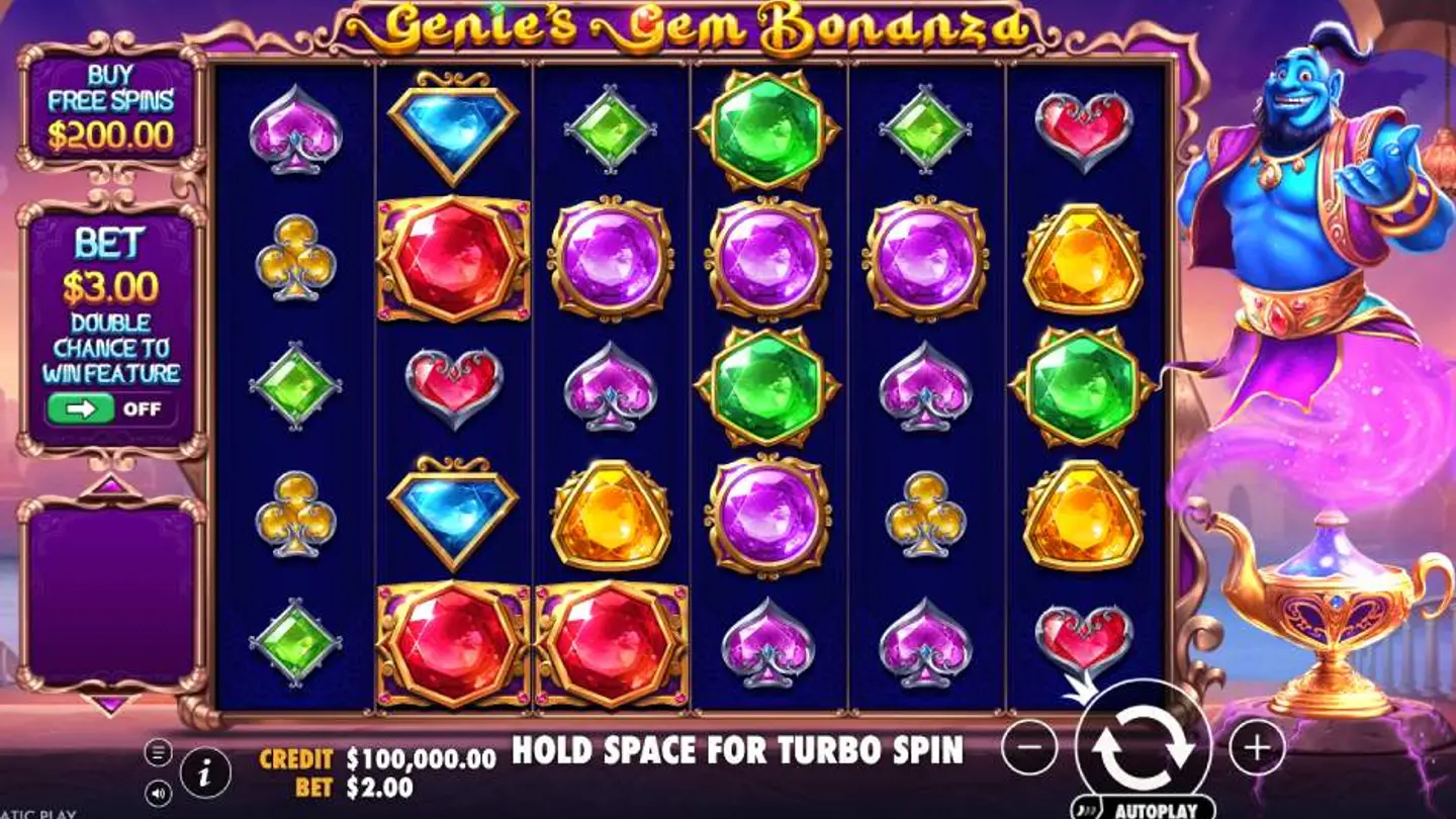 Genie's Gem Bonanza Pokies Free Demo BG image