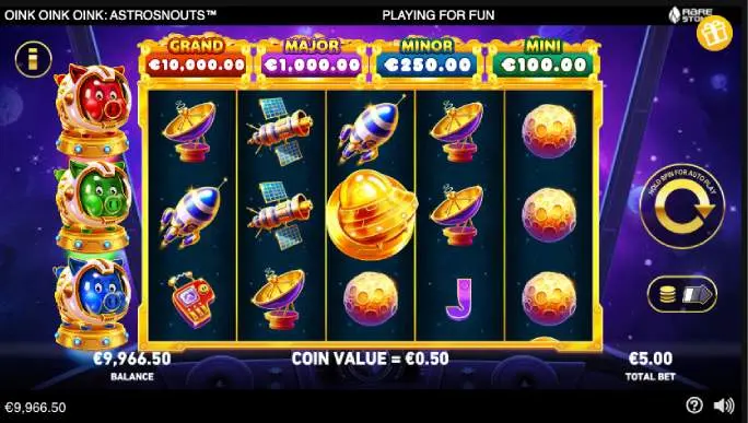 Oink Oink Oink Astrosnouts Slot Game symbols image