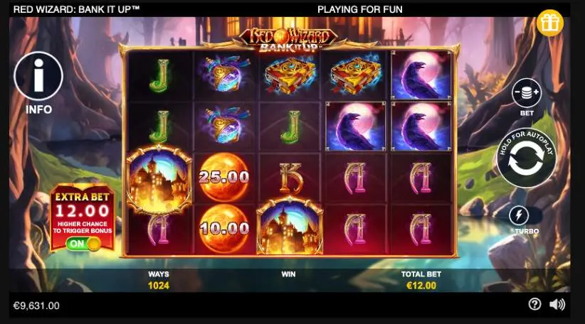 Red Wizard Bank it UP Slot Symbols screenshot