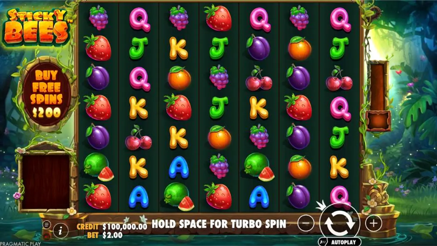 Sticky Bees™ Pokies Background for Demo Play